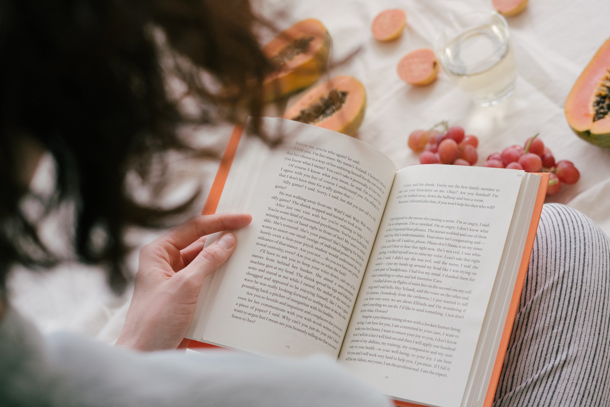 Person Reading A Book