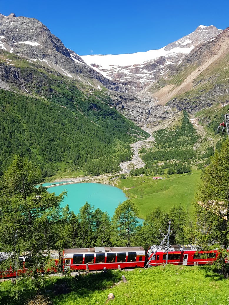 The Glacier Express: Switzerland - mountains