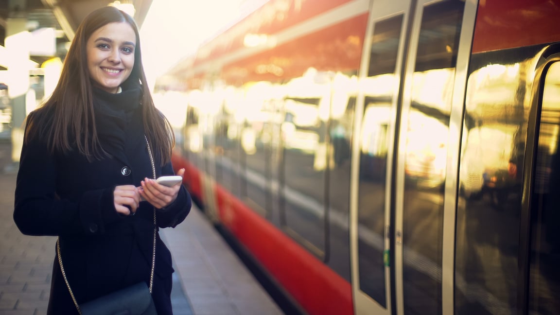 boarding the train