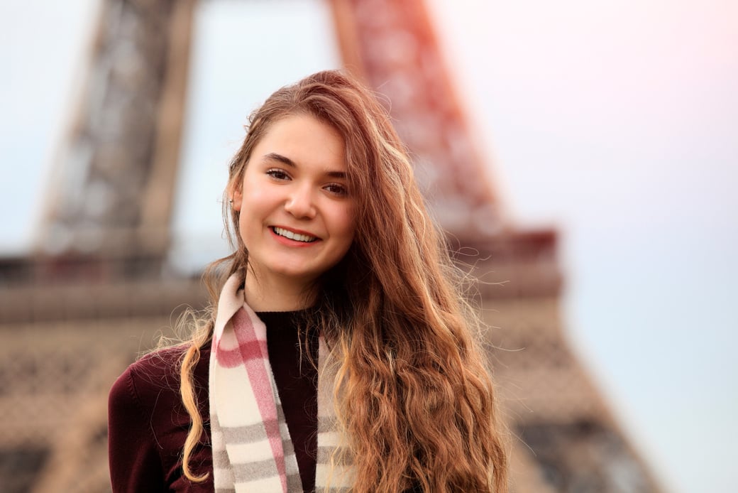 French woman portrait